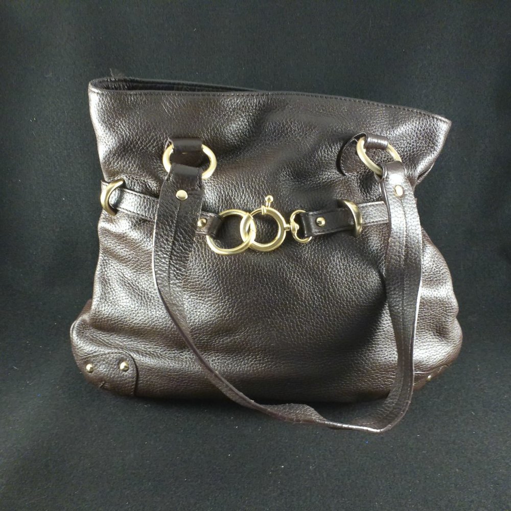Alfani Leather Brown Handbag